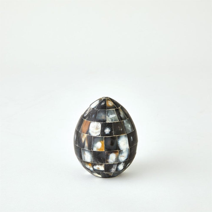 Horn Egg-Black-Lg