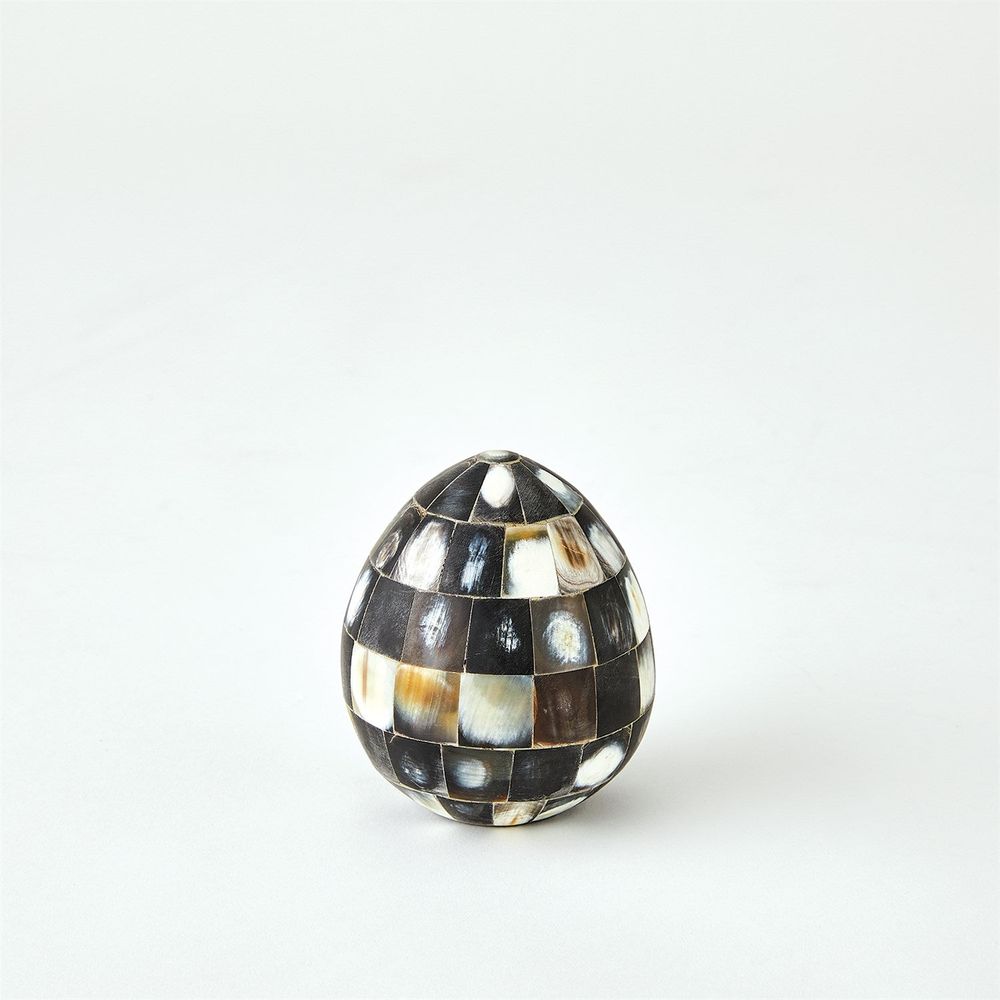 Horn Egg-Black-Lg