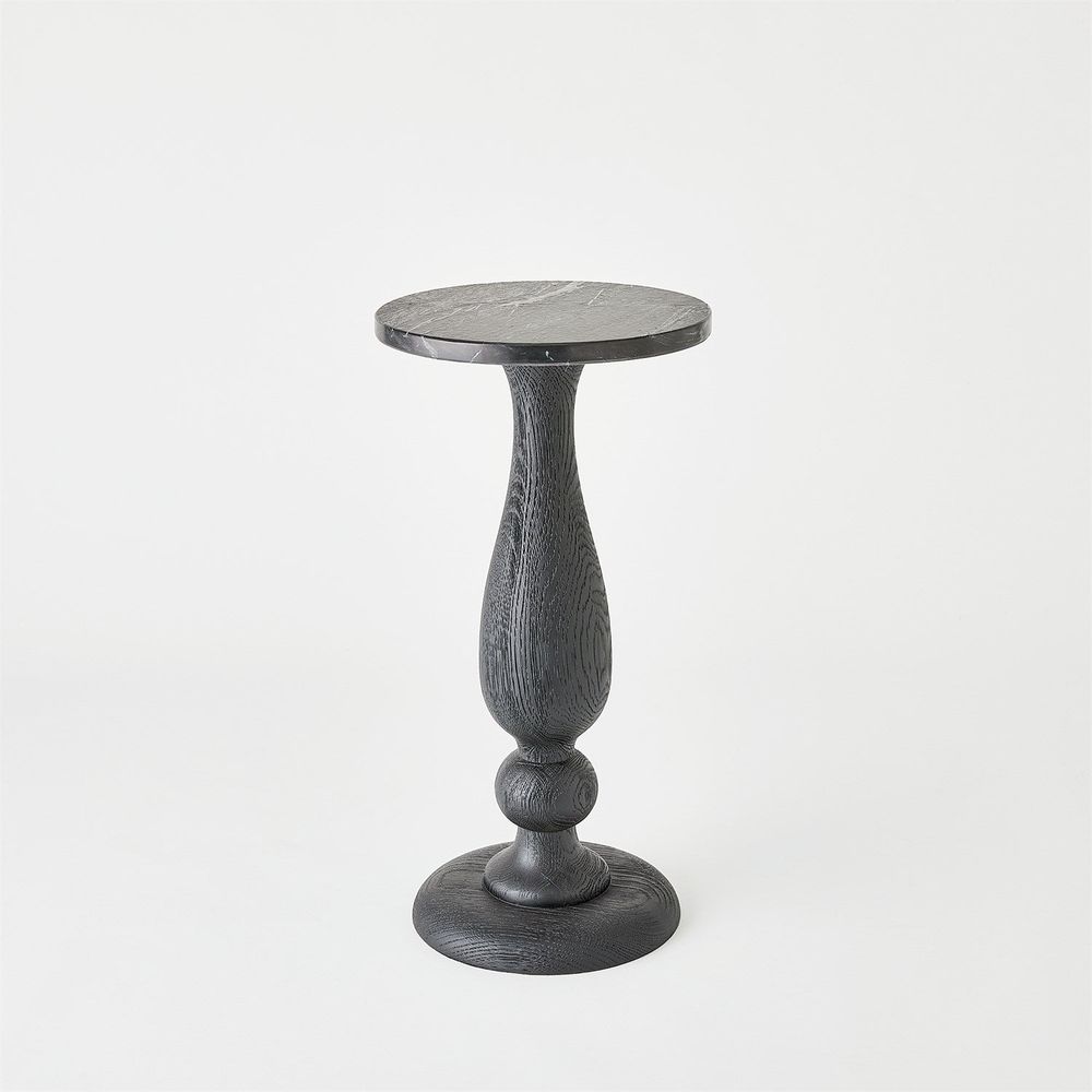 Vessel Side Table-Black-Lg