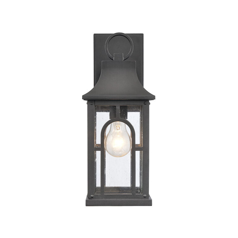 Triumph 14.5'' High 1 - Light Outdoor Sconce - Textured Black-Elk Home-ELK-89602/1-Outdoor Wall Sconces-1-France and Son
