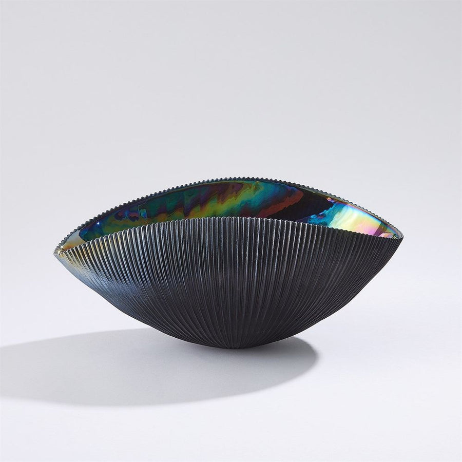 Bowls Pleated Bowl - Black Medium