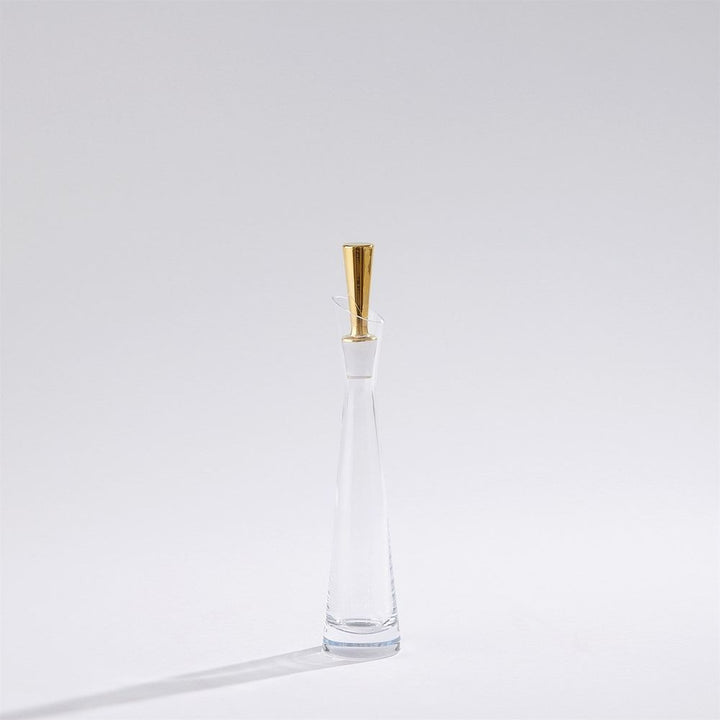 Slant Decanter-Gold-Med