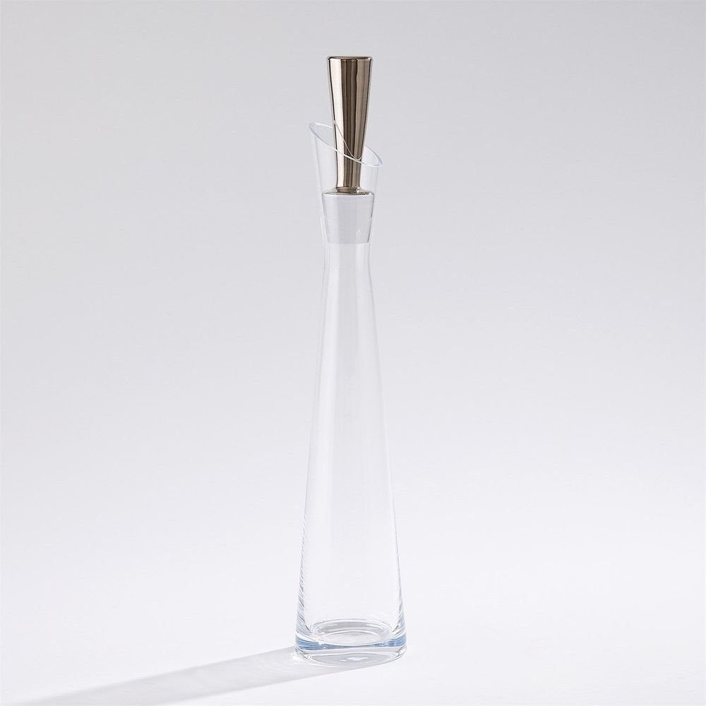 Slant Decanter-Platinum-Sm