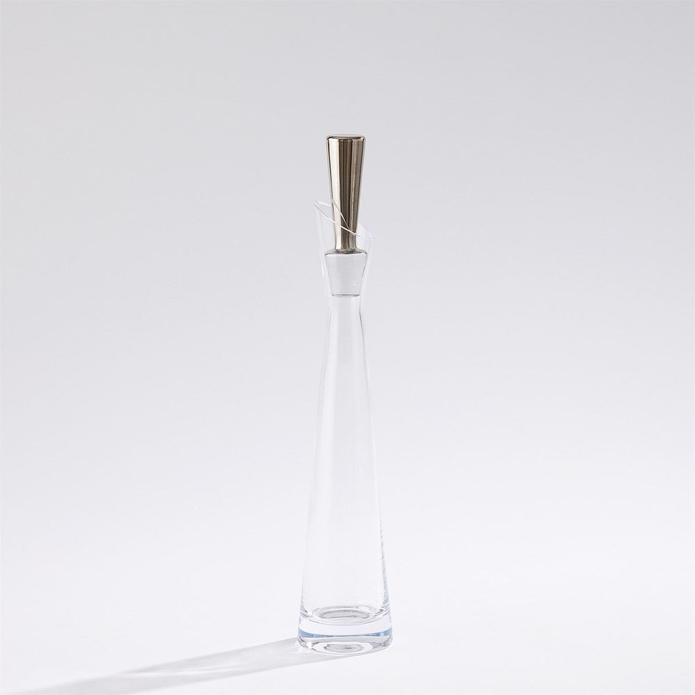 Slant Decanter-Platinum-Med