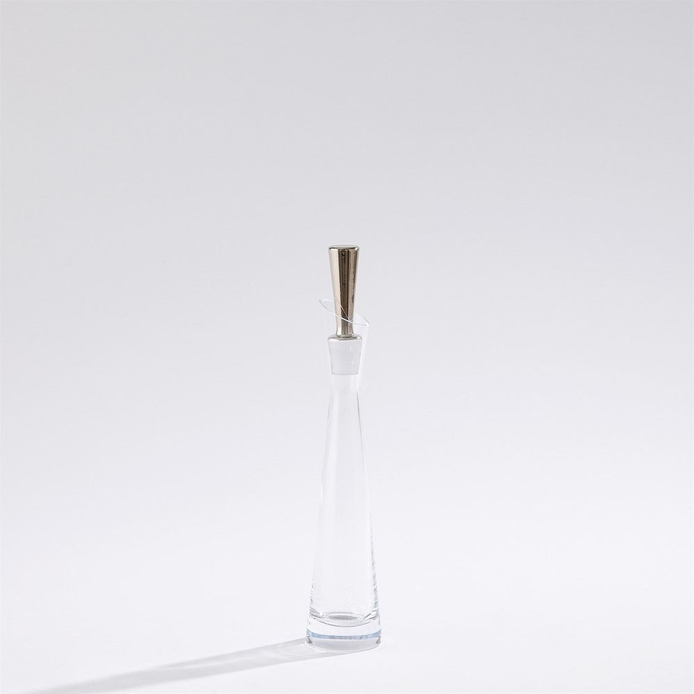Slant Decanter-Platinum-Sm