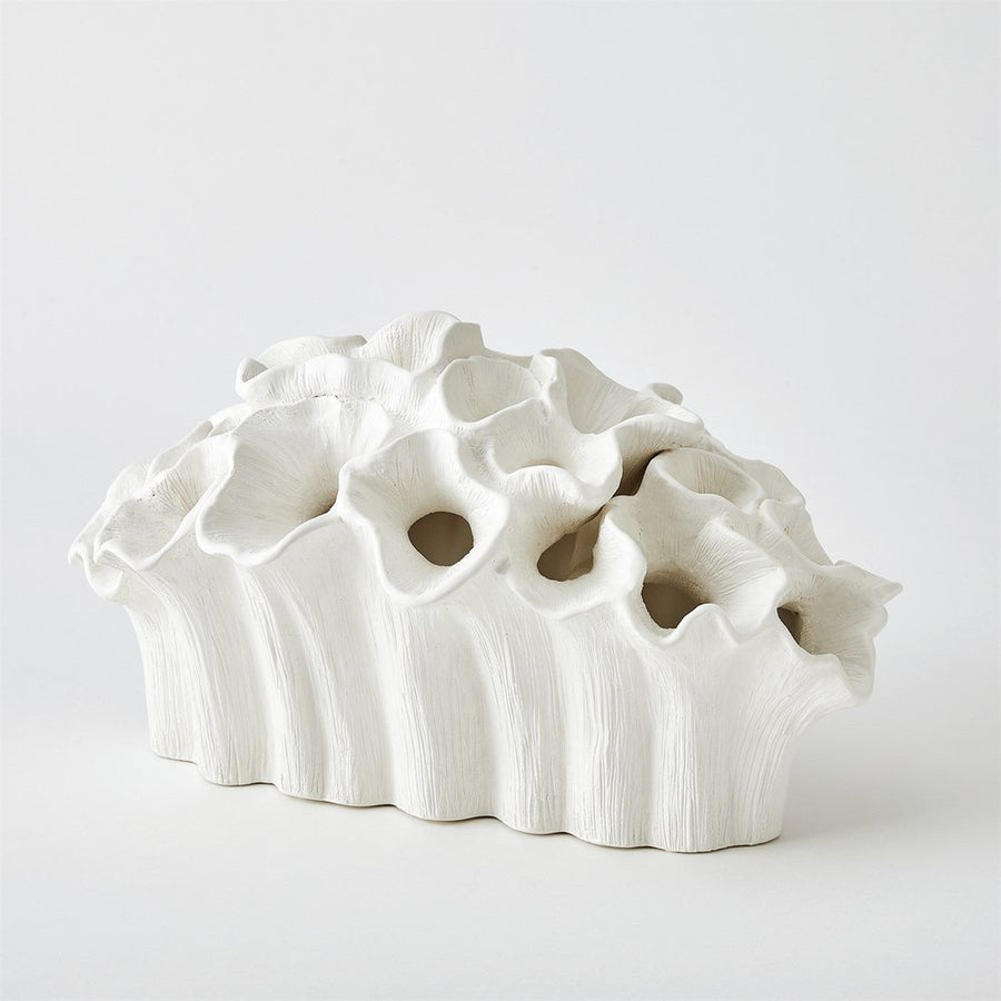 Decorative Objects Flora Coral Bouquet-Matte White