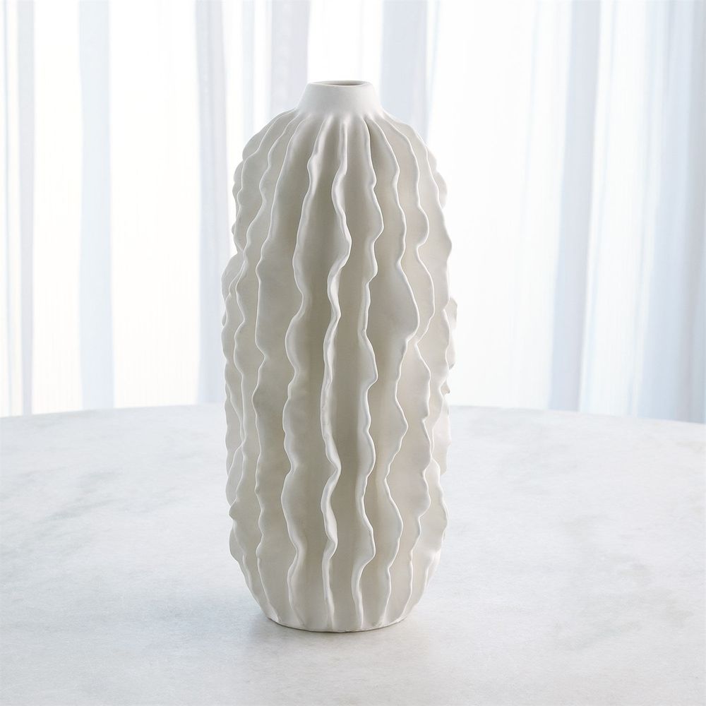 Vases Sea Ribbons Vase - Matte White