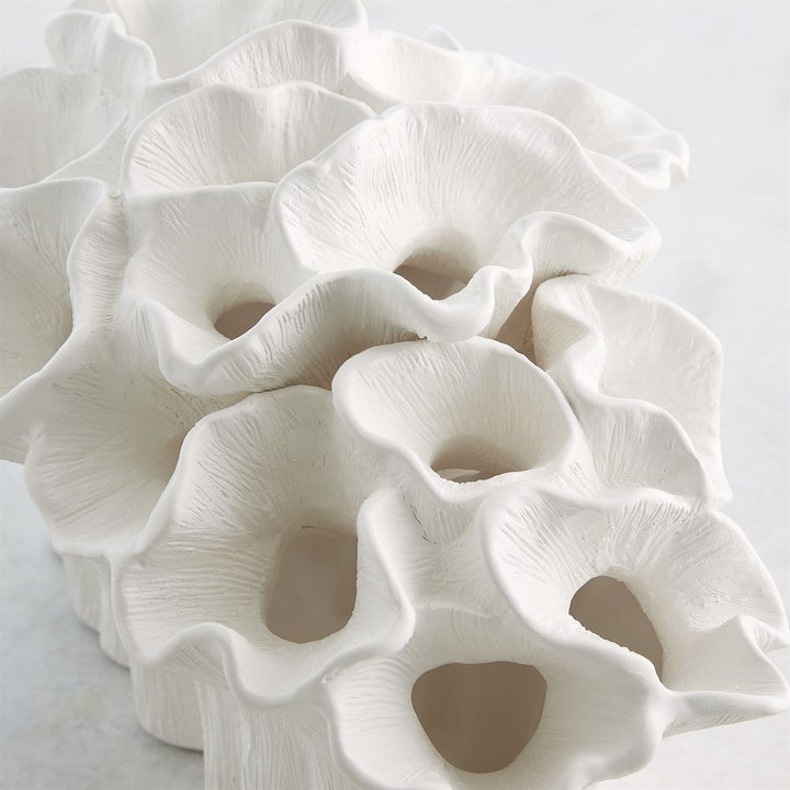 Decorative Objects Flora Coral Bouquet-Matte White