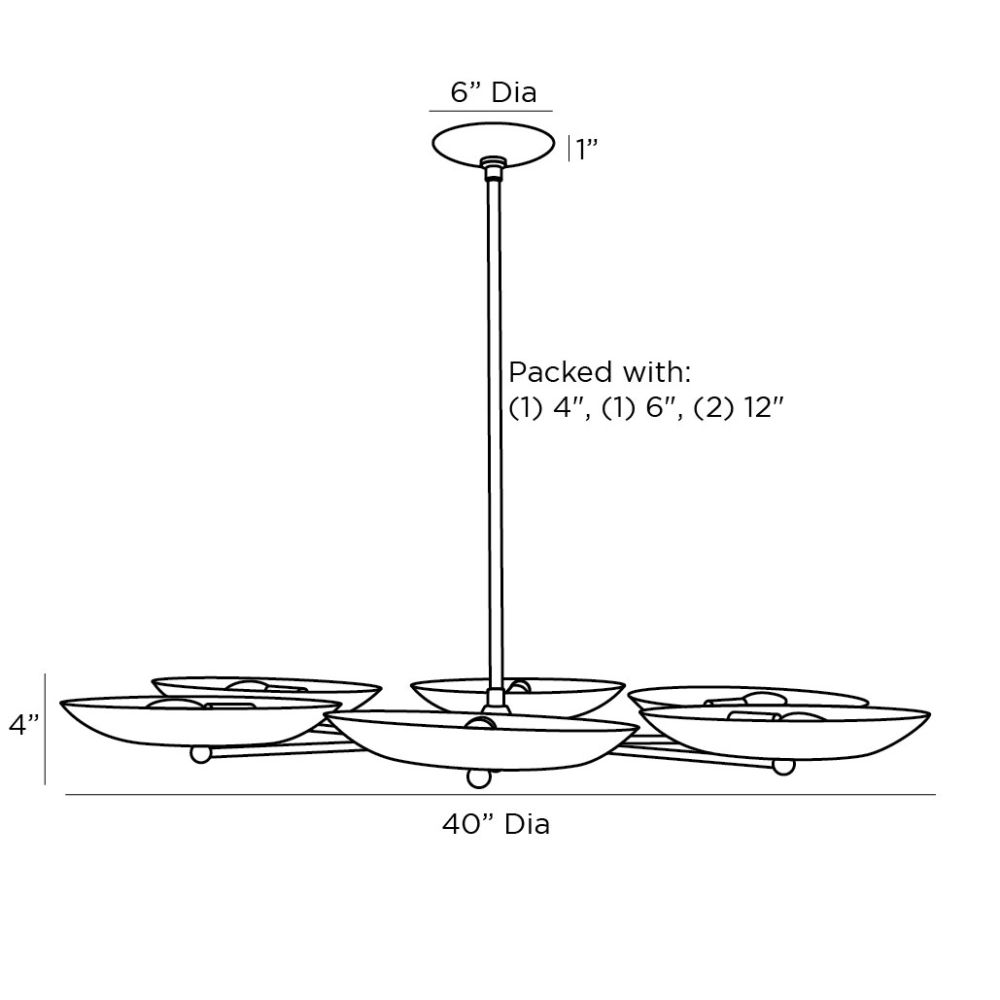 Ezequiel Chandelier - Blue