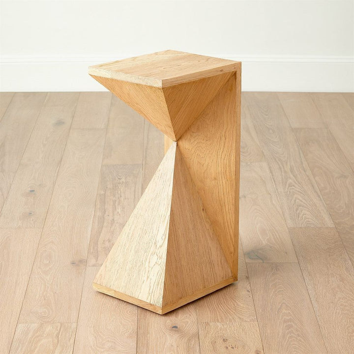 Side Tables Asymmetrical Angle Side Table-Oak