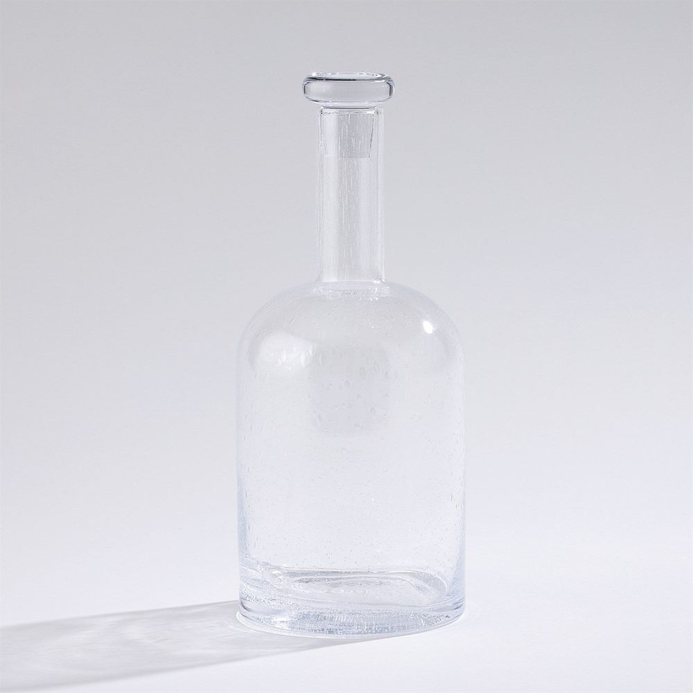 Necked Seeded Decanter-Lg
