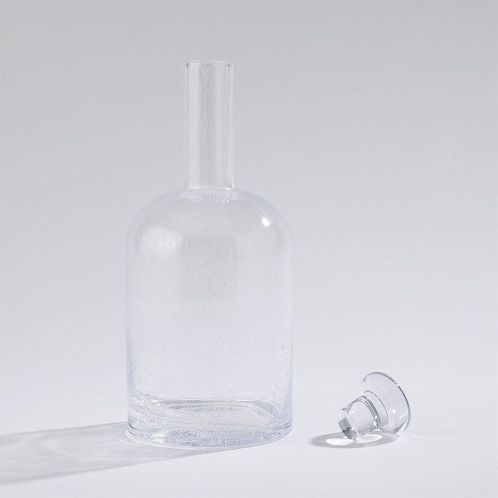 Necked Seeded Decanter-Lg