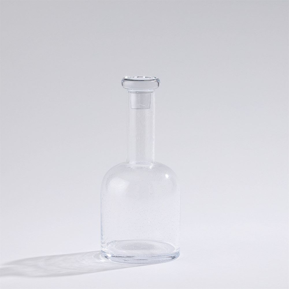 Necked Seeded Decanter-Lg