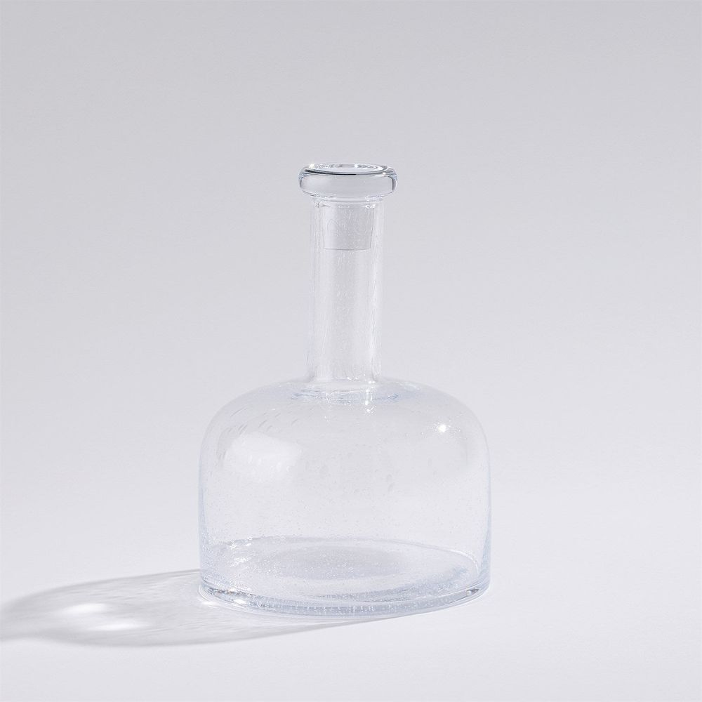 Necked Seeded Decanter-Lg