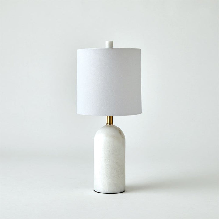 Callanish Marble Lamp-White-Sm