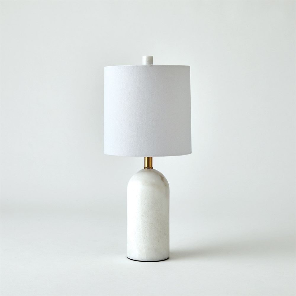 Callanish Marble Lamp-White-Lg