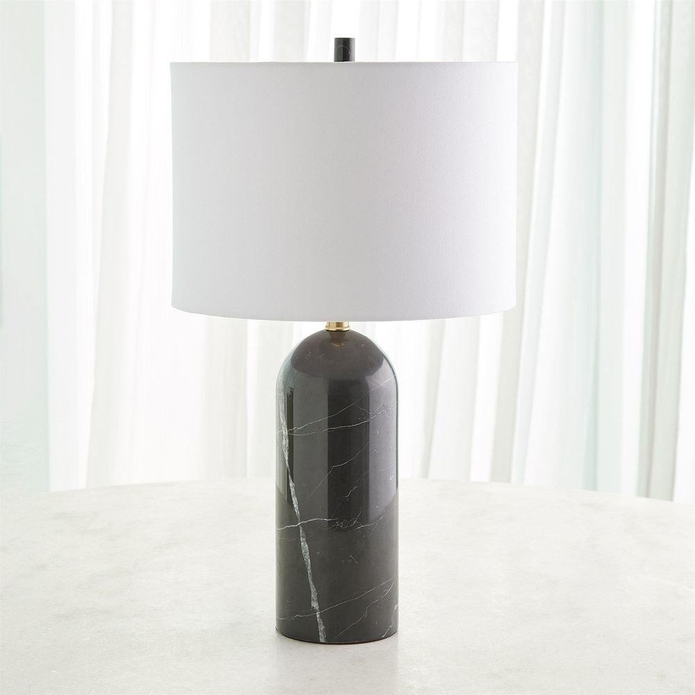 Table Lamps Callanish Marble Lamp-Black-Sm