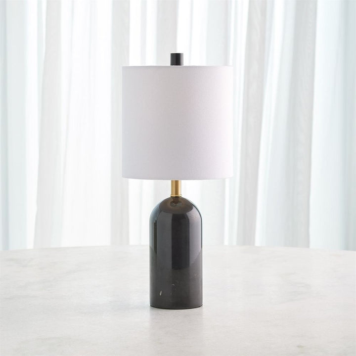 Callanish Marble Lamp-Black-Lg