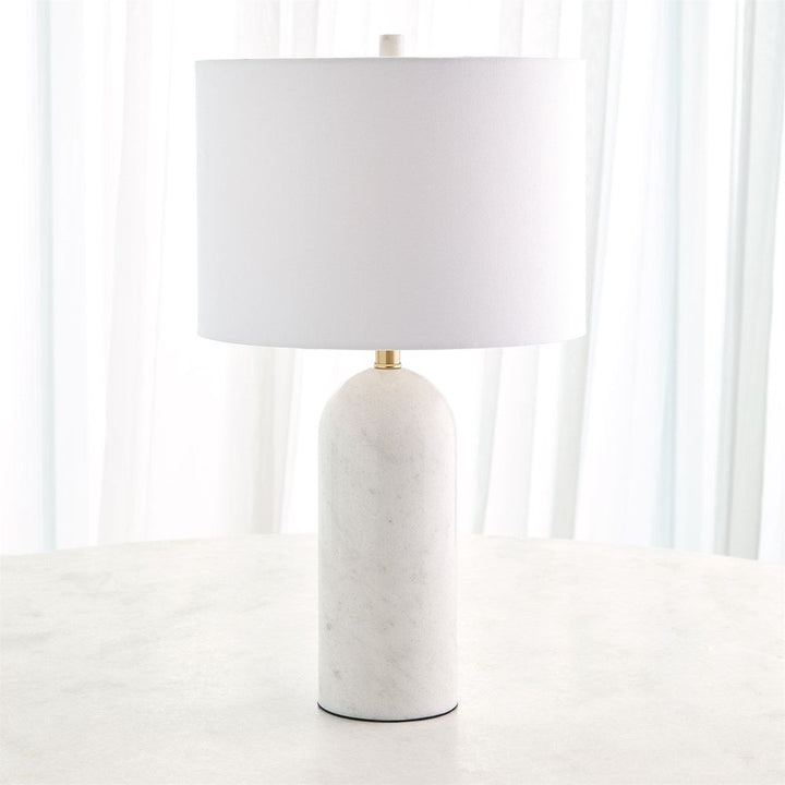 Callanish Marble Lamp-White-Sm