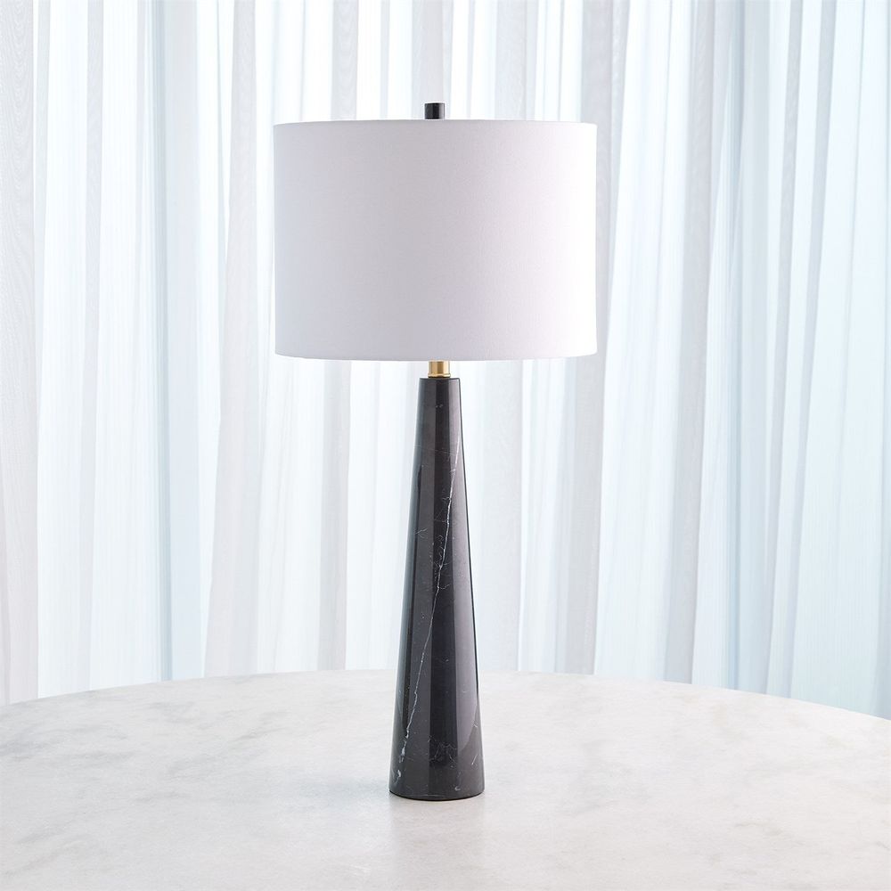 Table Lamps Pinnacle Marble Lamp-Black
