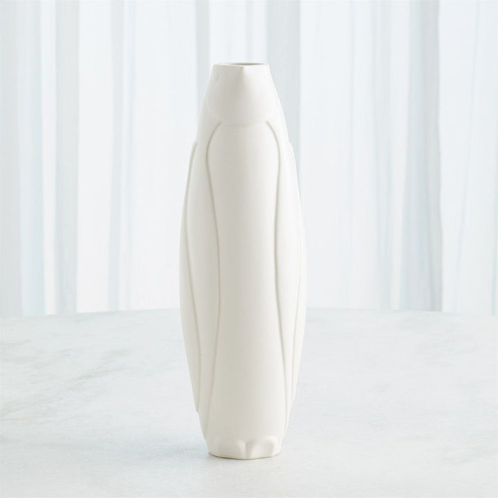 Penguin Vase-Matte White-Wide