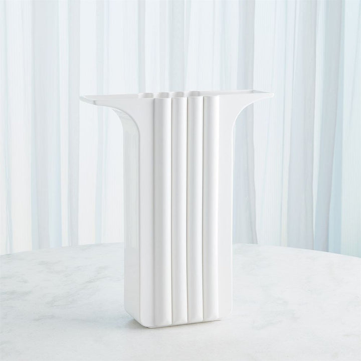 Vases Flying Column Vase-White-Slim