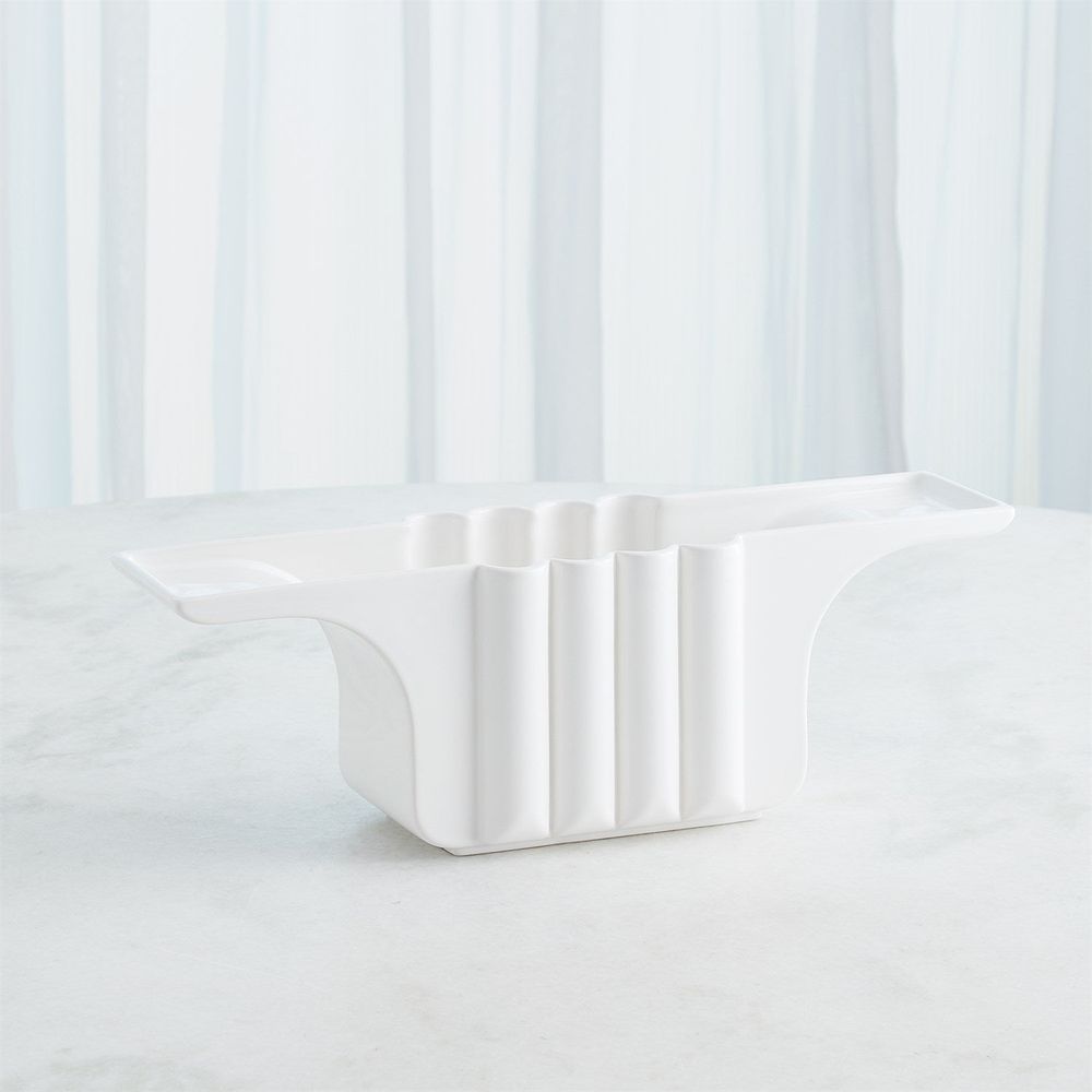Vases Flying Column Vase-White-Slim