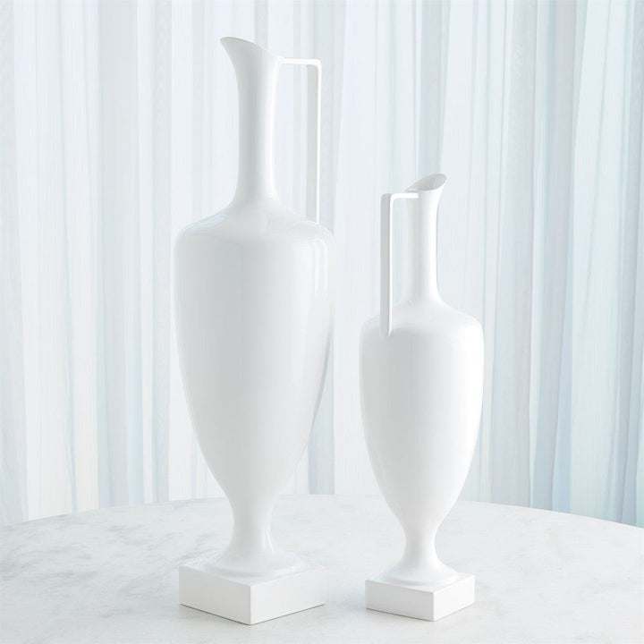Jars Quiet Curve Urn-White-Lg