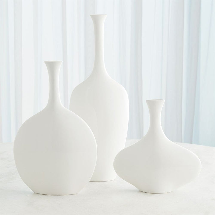 Silhouette Vase-White-Slim