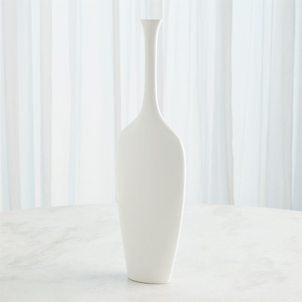 Silhouette Vase-White-Round