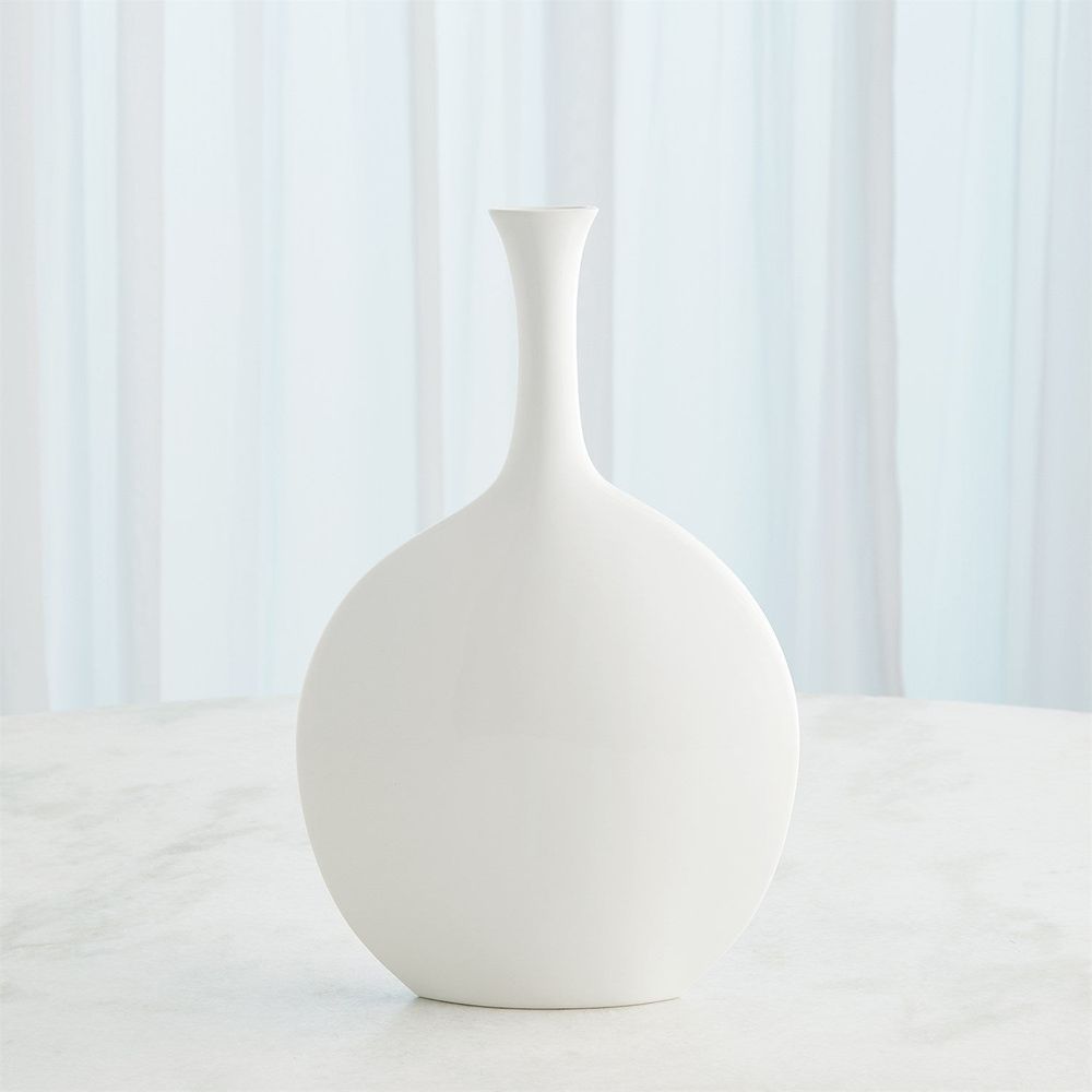 Silhouette Vase-White-Slim