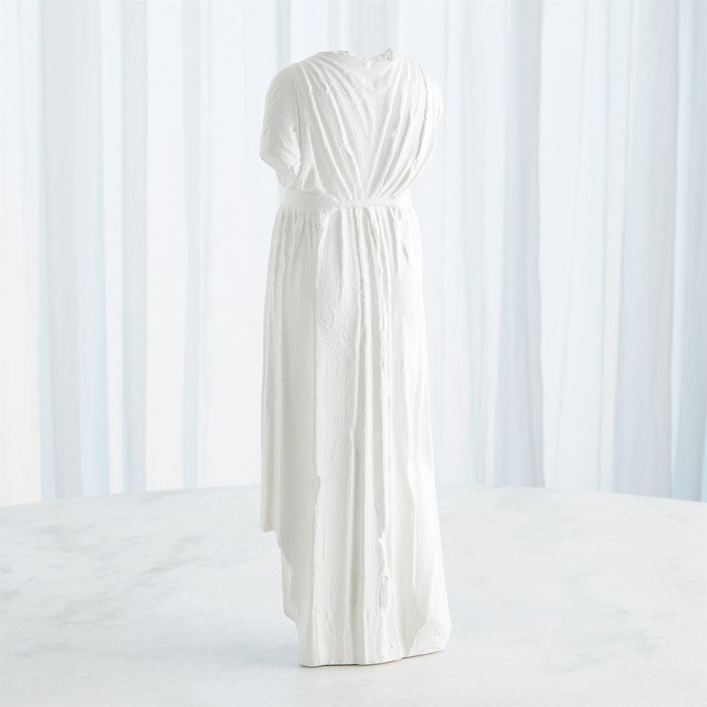 Greco Vase-Matte White-Sm