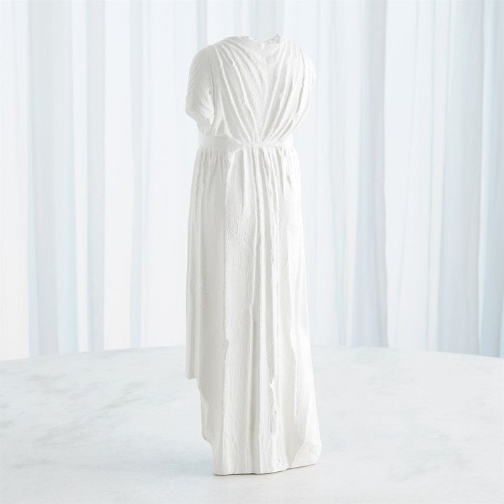 Greco Vase-Matte White-Lg