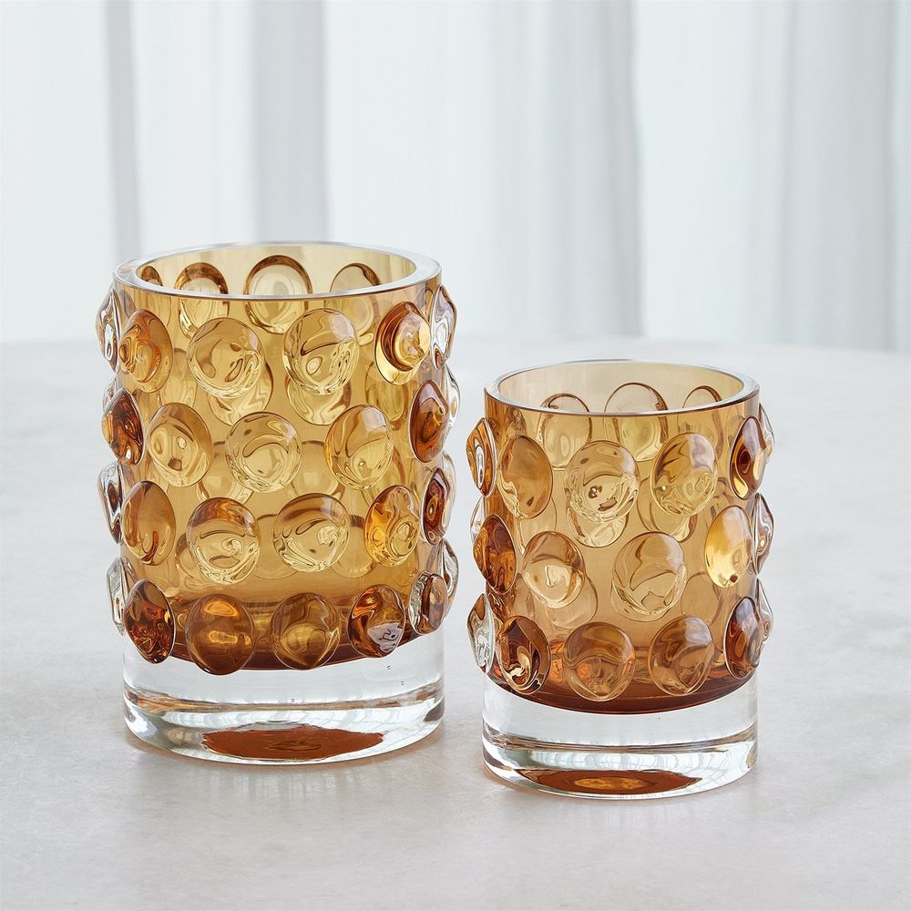 Vases Thousand Eye Vase-Amber-Lg