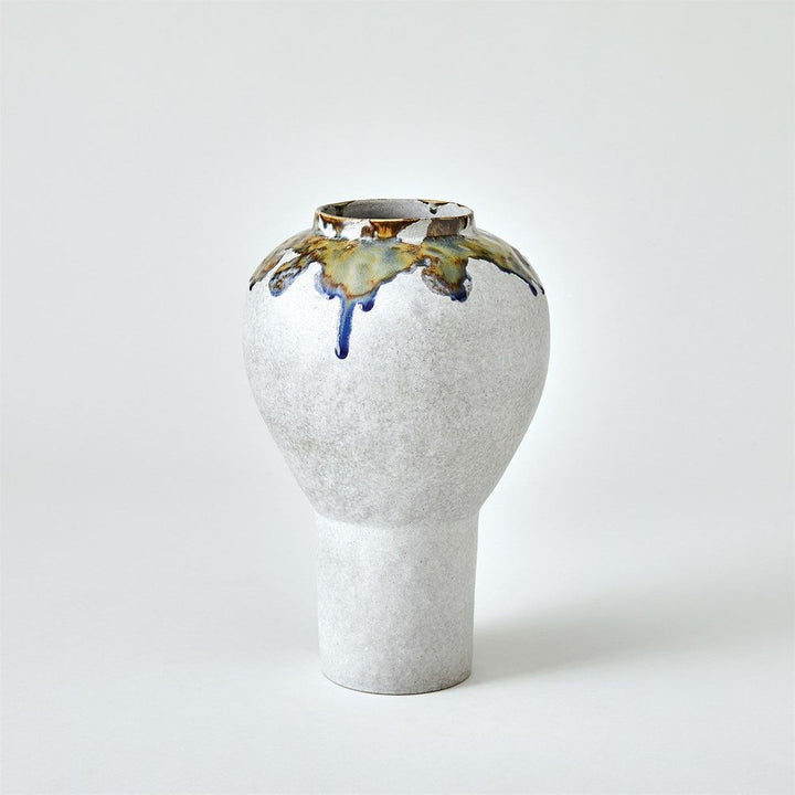 Volcan Handled Jar-Grey/Reactive Green-Lg