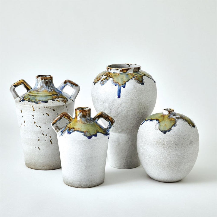 Jars Volcan Handled Jar-Grey/Reactive Green-Lg
