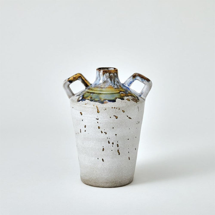 Volcan Handled Jar-Grey/Reactive Green-Lg