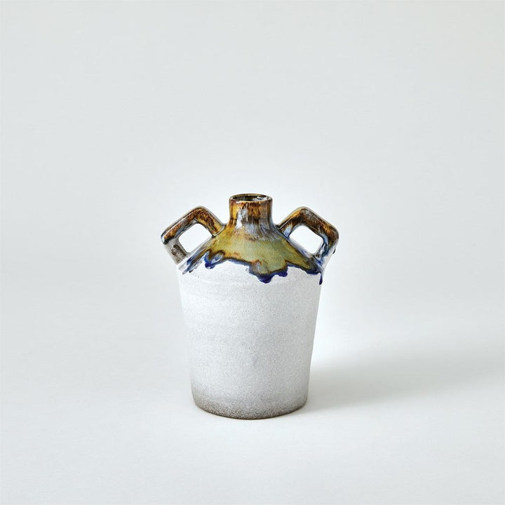 Volcan Handled Jar-Grey/Reactive Green-Lg