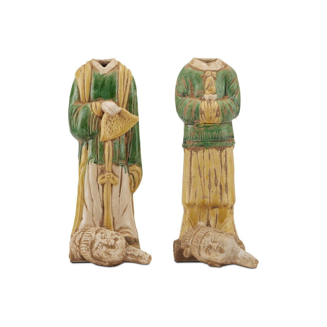 Tang Dynasty Palace Servants Set of 2