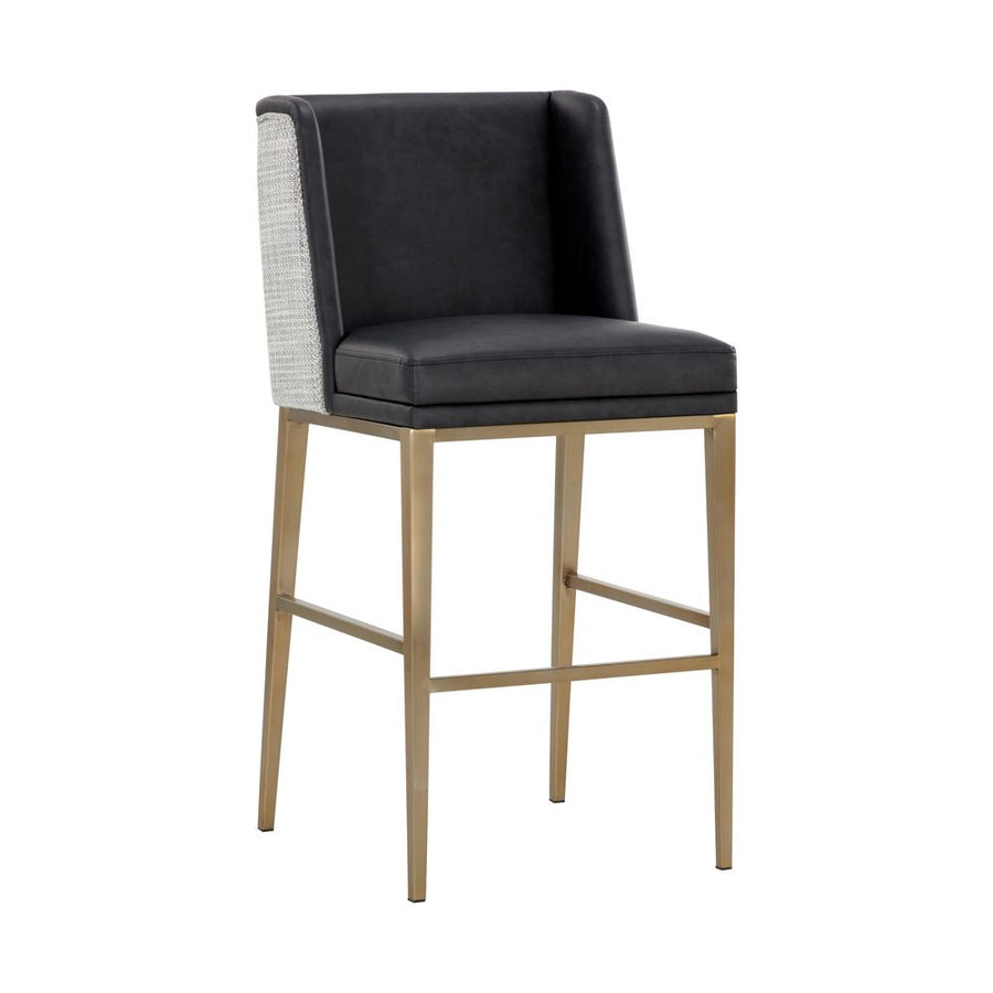 Bar & Counter Stools Joplin Barstool - Cantina Black / Vera White Pepper