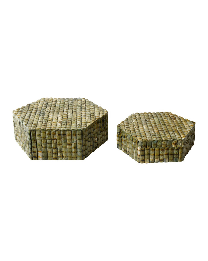 Boxes Knepp Green Box Set of 2