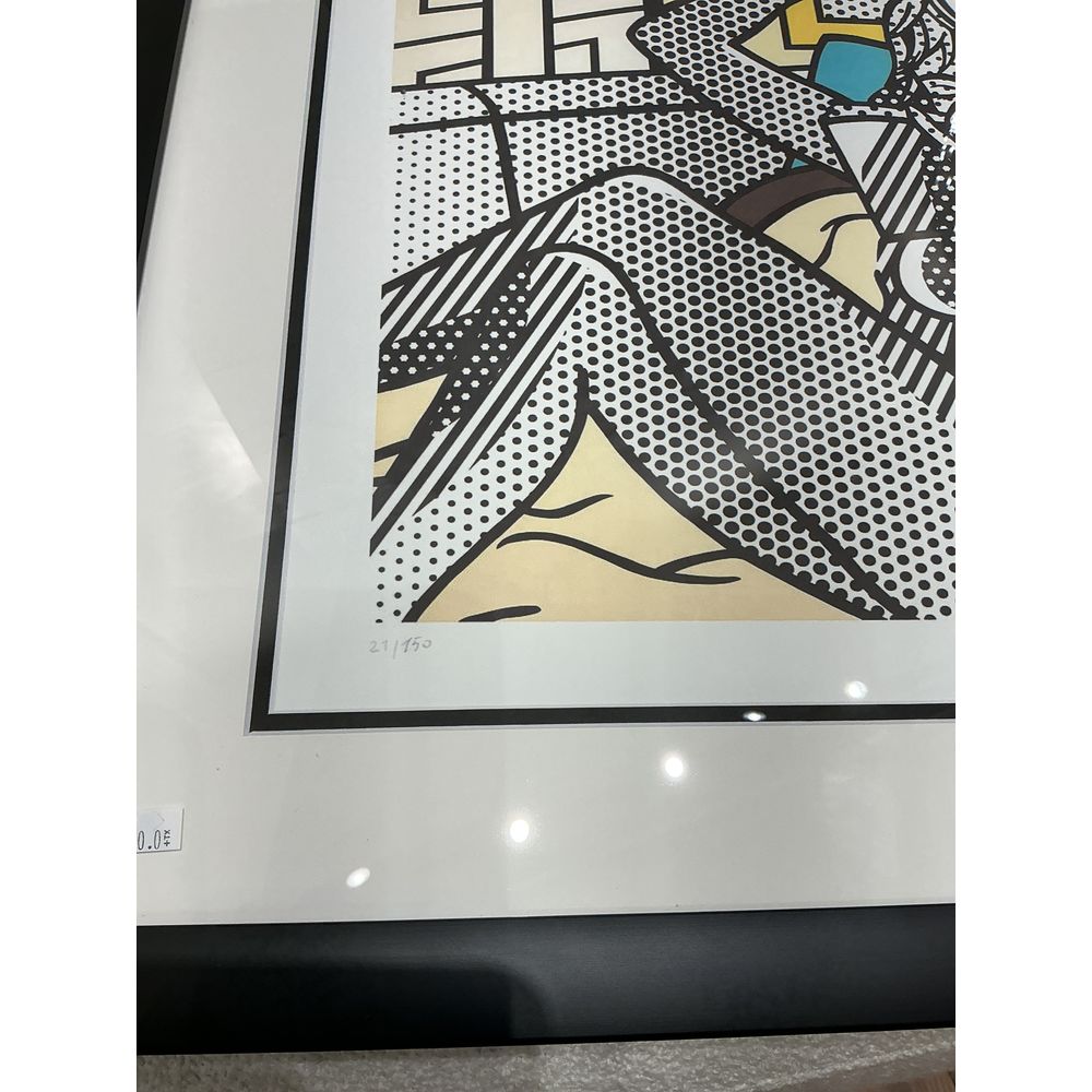 Wall Art Lichtenstein Serigraph - Reading Woman
