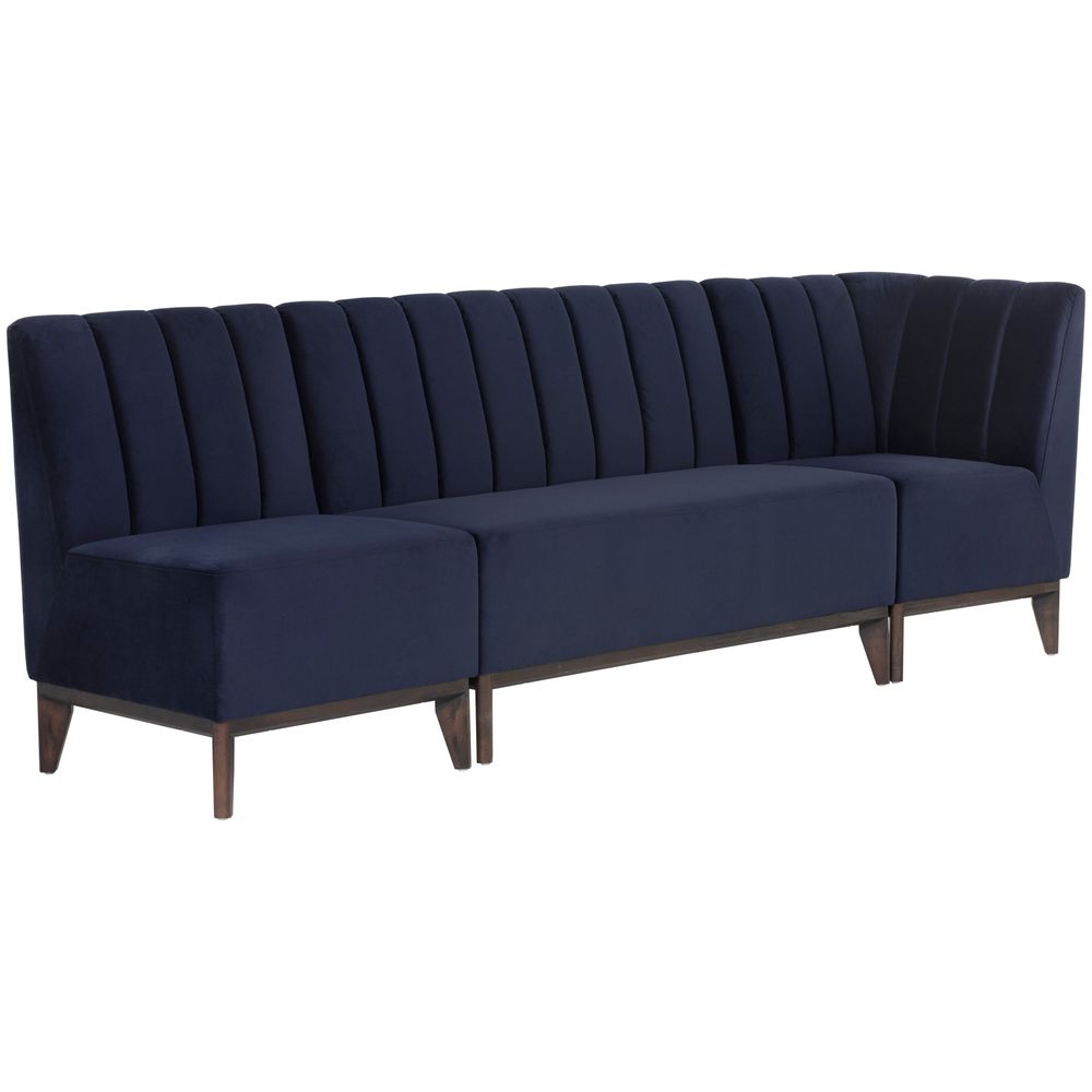 Kosovo Banquette - Brown - Abbington Navy