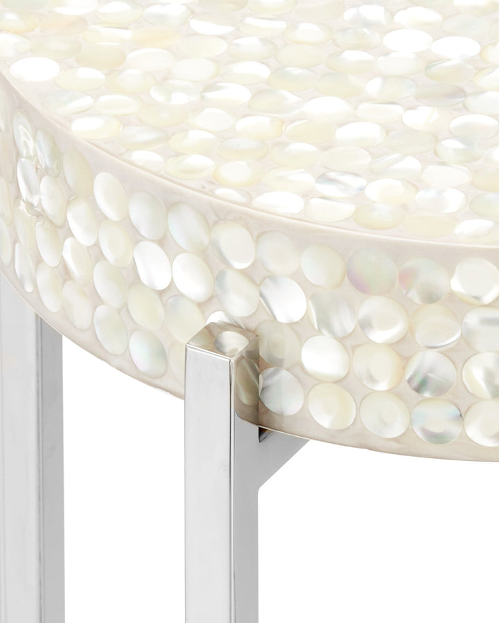 Side Tables Gerri Dot Mother of Pearl Drinks Table