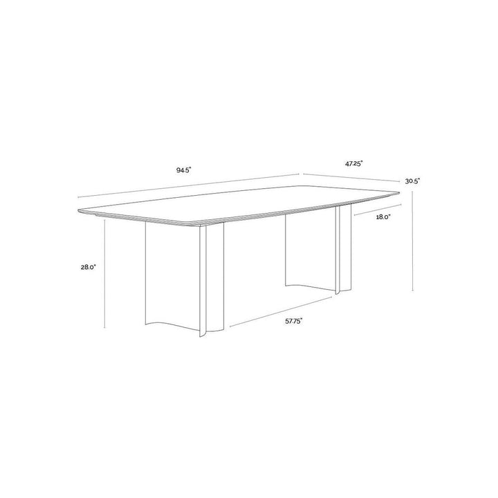 Astara Dining Table - 94.5"