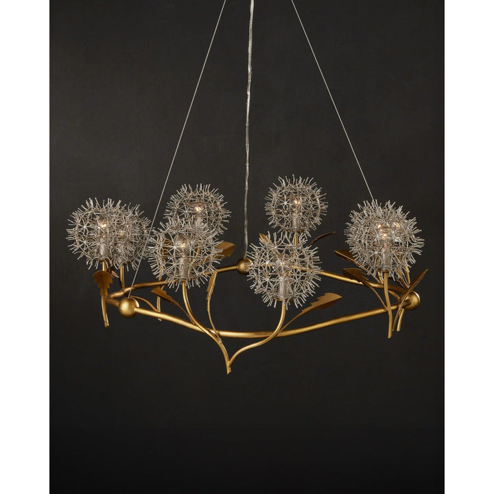 Dandelion Silver & Gold Chandelier