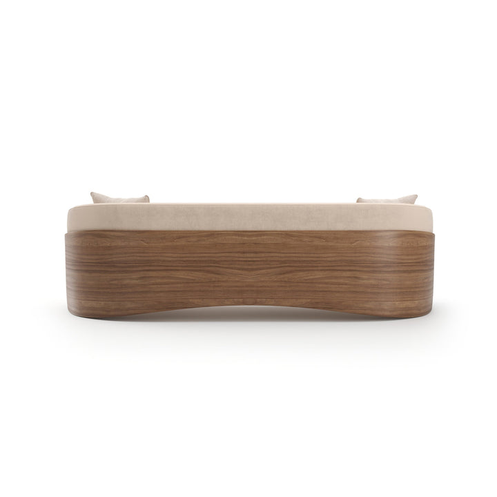 Fleur Wood Back Sofa - image 5