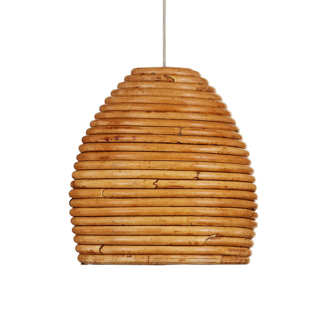 Beehive 1-Light Round Multi-Drop Pendant