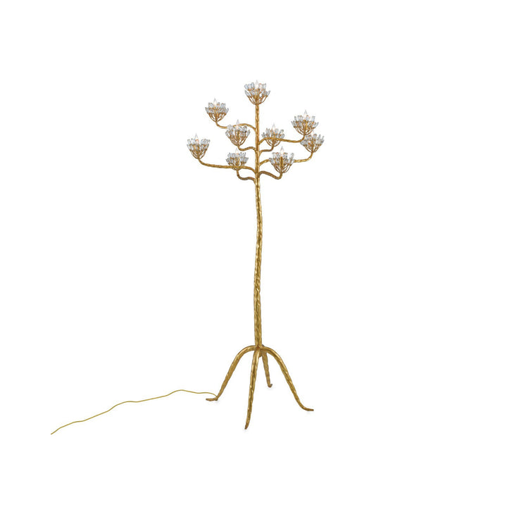 Agave Americana Gold Floor Lamp