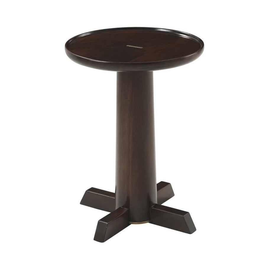 Umber Walnut Drink Table-Theodore Alexander-THEO-RL50024-Side Tables-1-France and Son